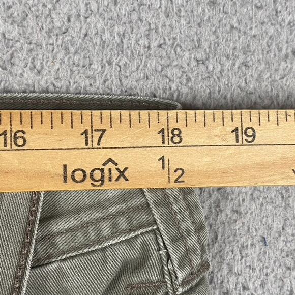 Levi Strauss Signature Cargo Shorts Men's W36 Green Cotton Work Hiking - Picture 5 of 7